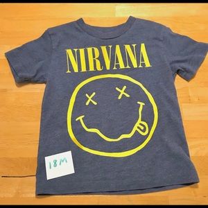 Toddler Nirvana band shirt